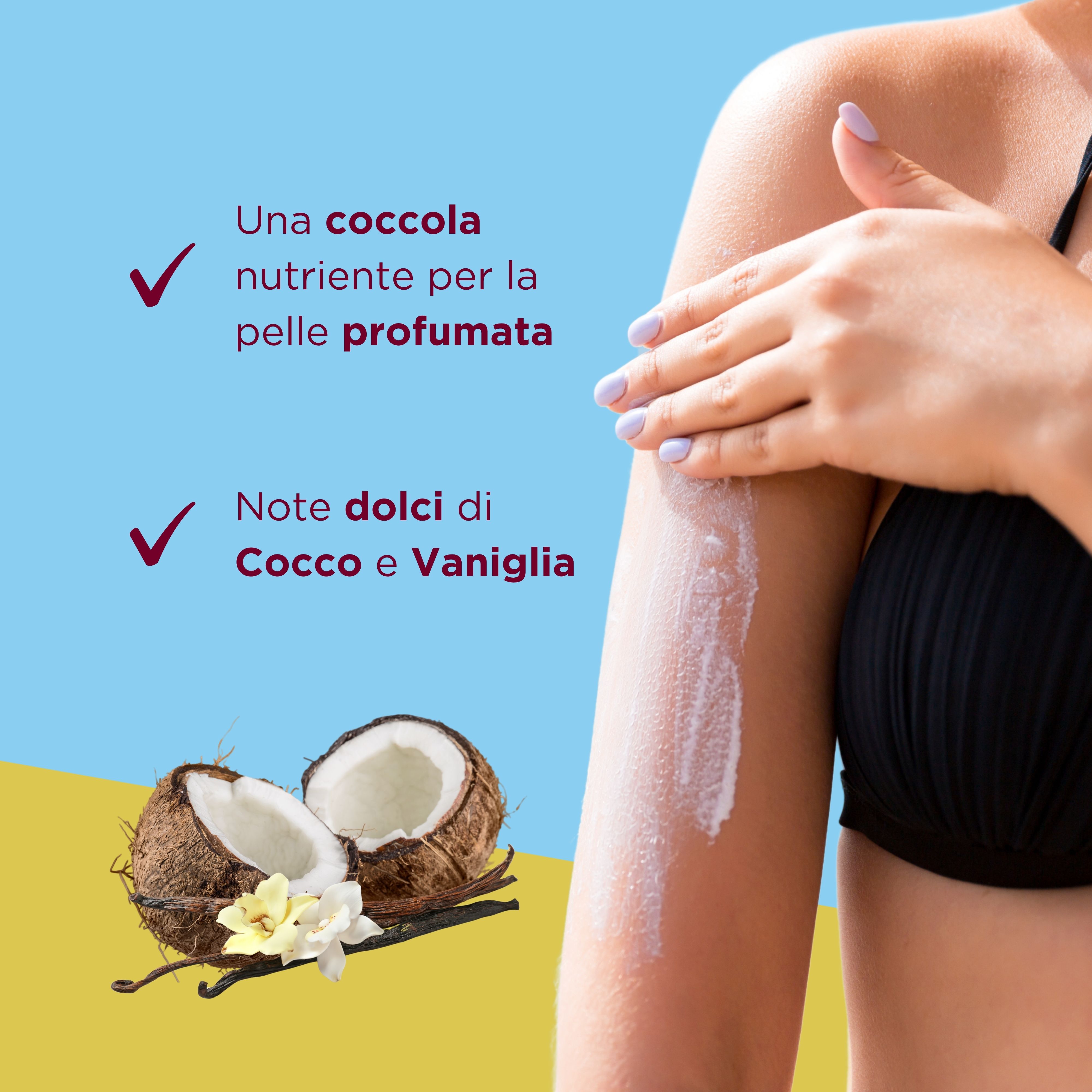 Lido Paradiso - Cocco e Vaniglia - Crema corpo con latte di Cocco e Monoi di Tahiti