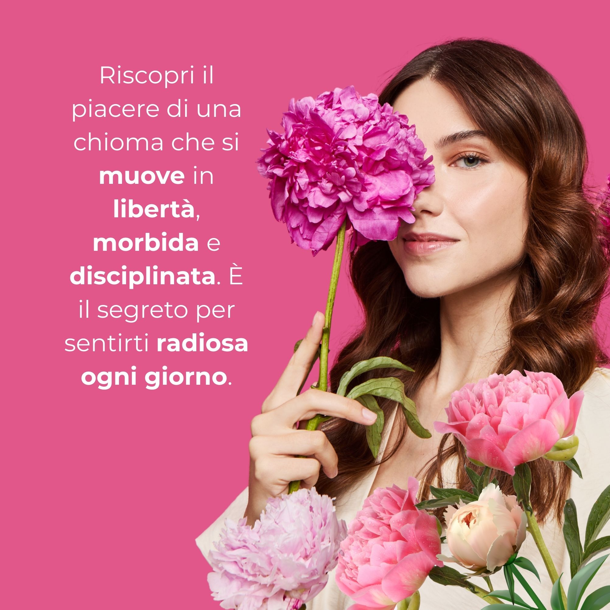 Acido Ialuronico e Iperfermentato di Peonia - Maschera '' idratazione sublime - capelli secchi o e disidratati