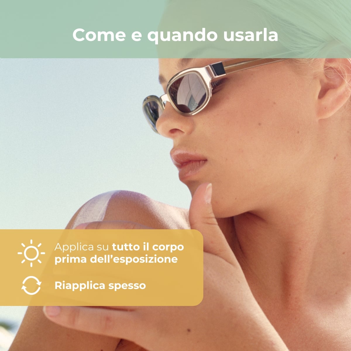 SOL Aloe Acido Ialuronico - Crema solare - super idratante - con succo di Aloe iperfermentato e Acido Ialuronico - protezione alta SPF30 - water resistant