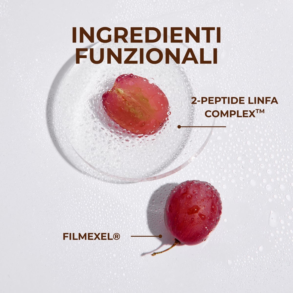 Linfa di Vite - Gocce sublimi - Trattamento urto - rinnovatore globale in 7 giorni - 2-PEPTIDE LINFA COMPLEX<TM/> con Peptidi e Linfa di Vite