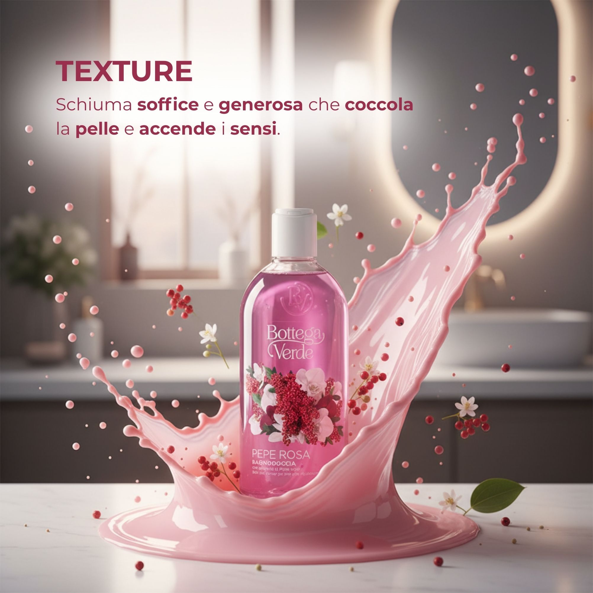 Pepe rosa - Bagnodoccia con estratto di Pepe rosa