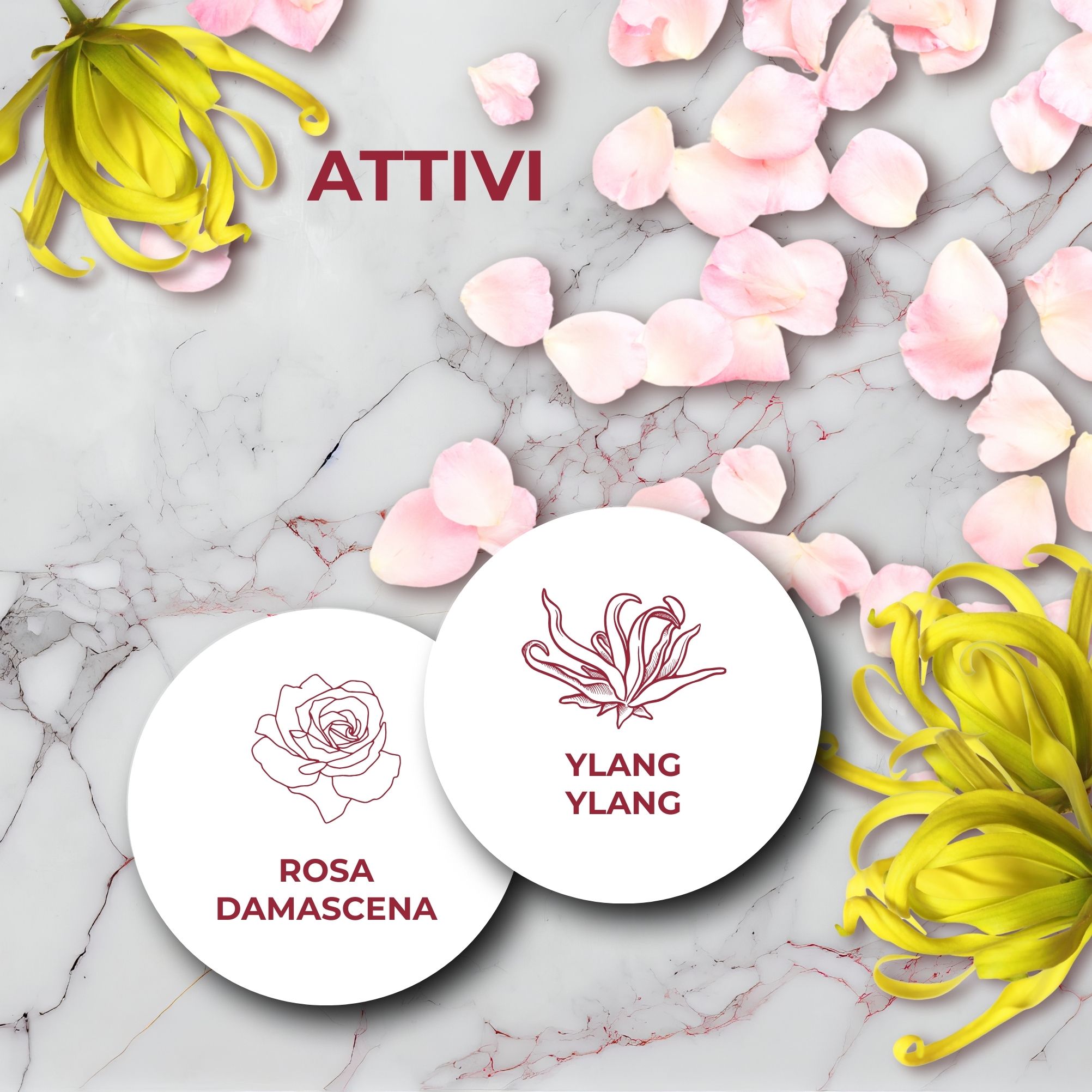 Fiori d'Oriente - Bagnodoccia con estratti di Ylang Ylang e Rosa damascena