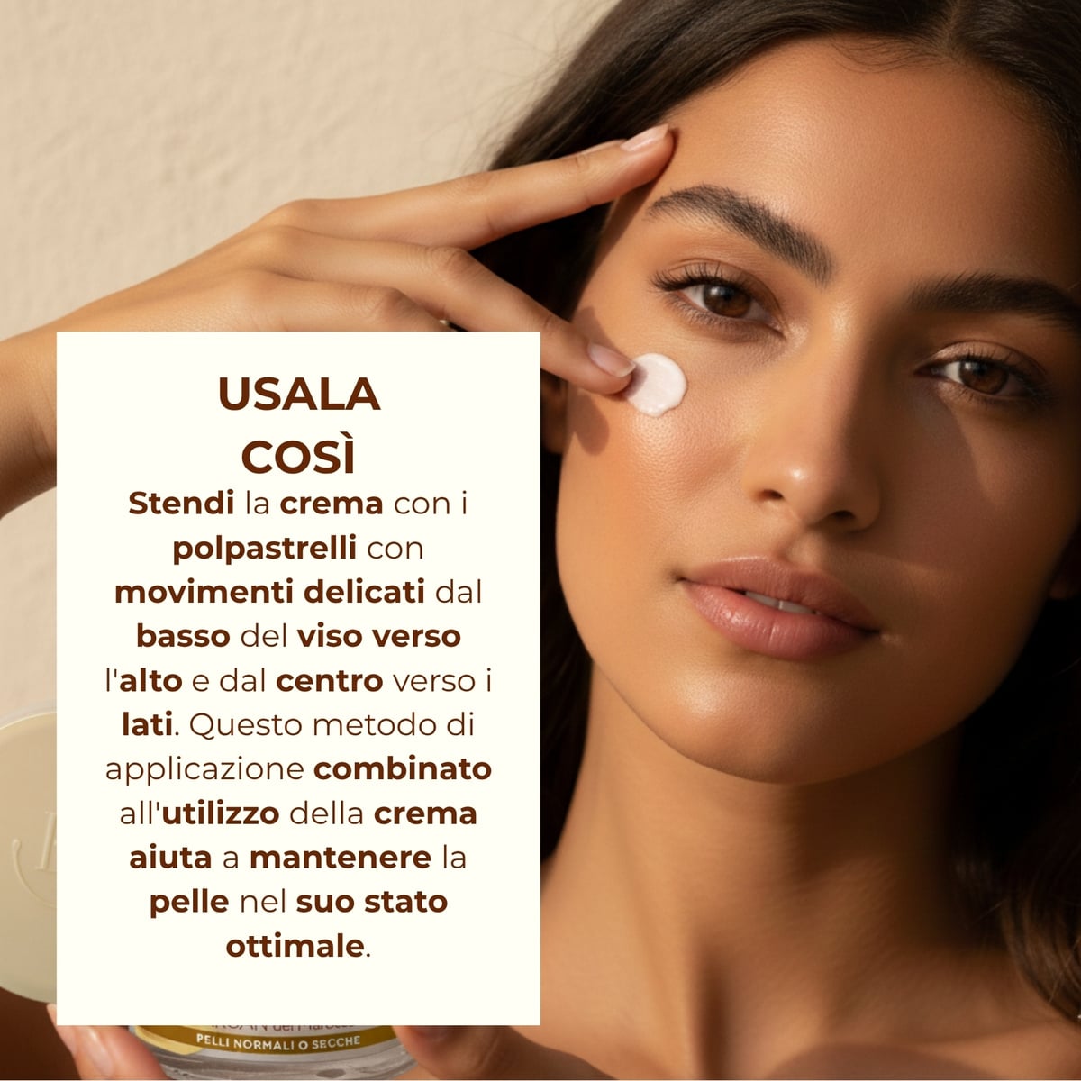Argan del Marocco - Crema  viso - antiet&agrave; nutriente - con olio di Argan - pelli normali o secche