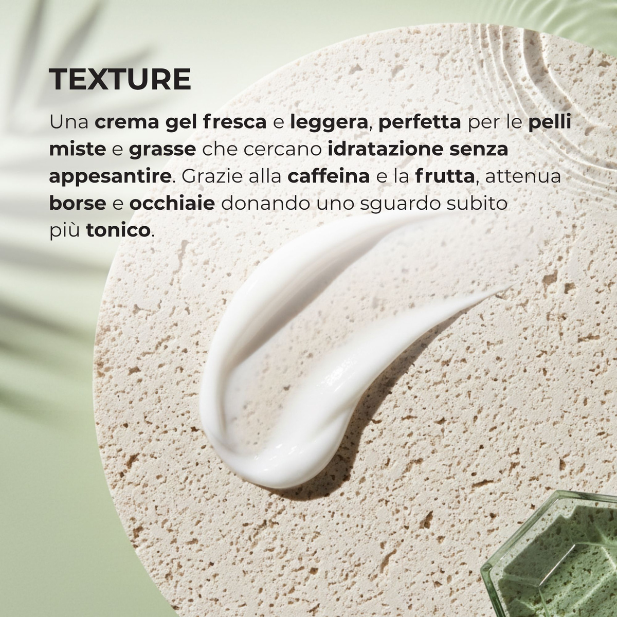 Estratti di bellezza - Crema contorno occhi - Mela verde e Kiwi - idrata rinfresca tonifica - pelli miste o grasse