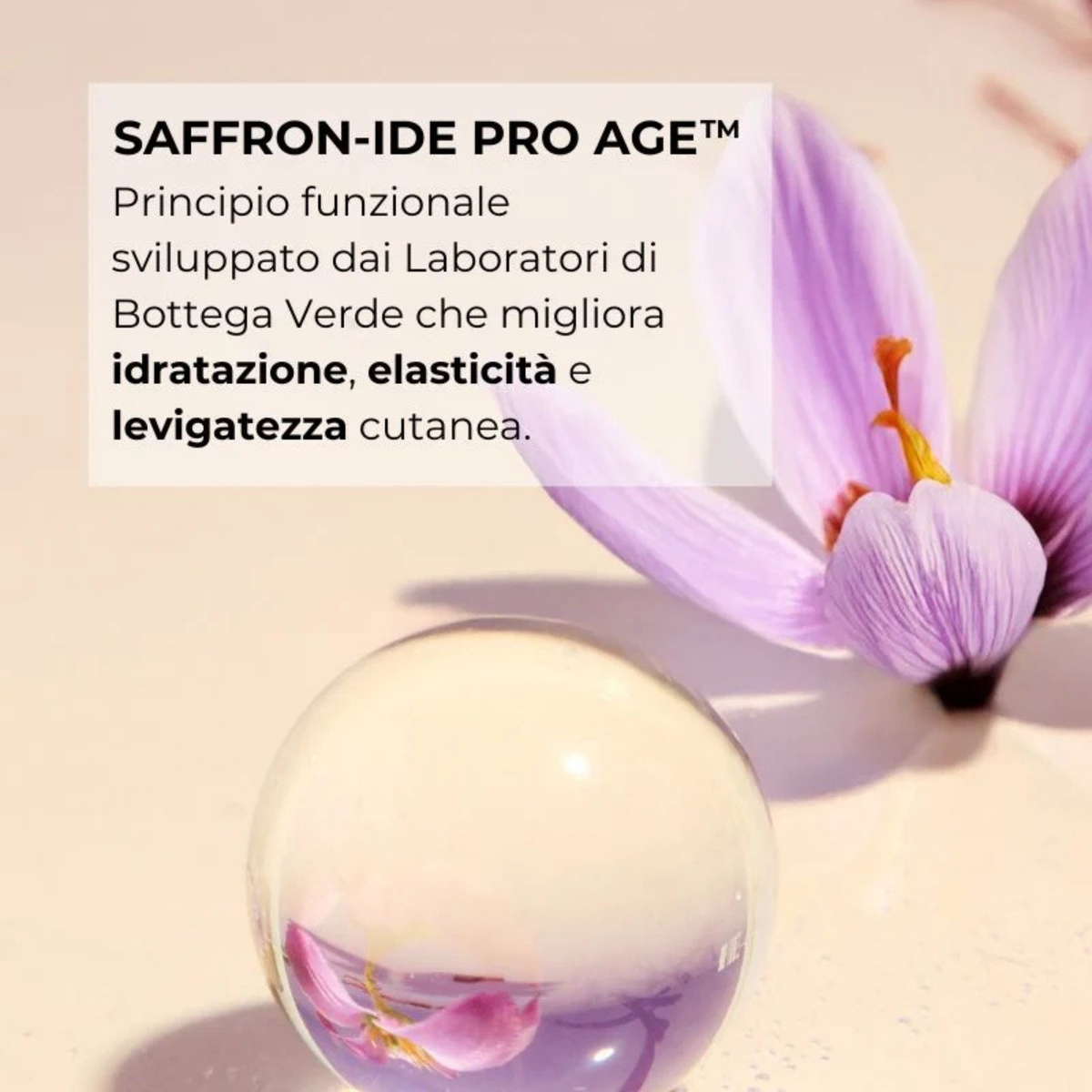 Pistilli di Zafferano - L'Elisir  oro - Contorno occhi - antirughe anti borse e occhiaie - con SAFFRON-IDE PRO AGE<TM/> con Ceramidi e iperfermentato di Zafferano