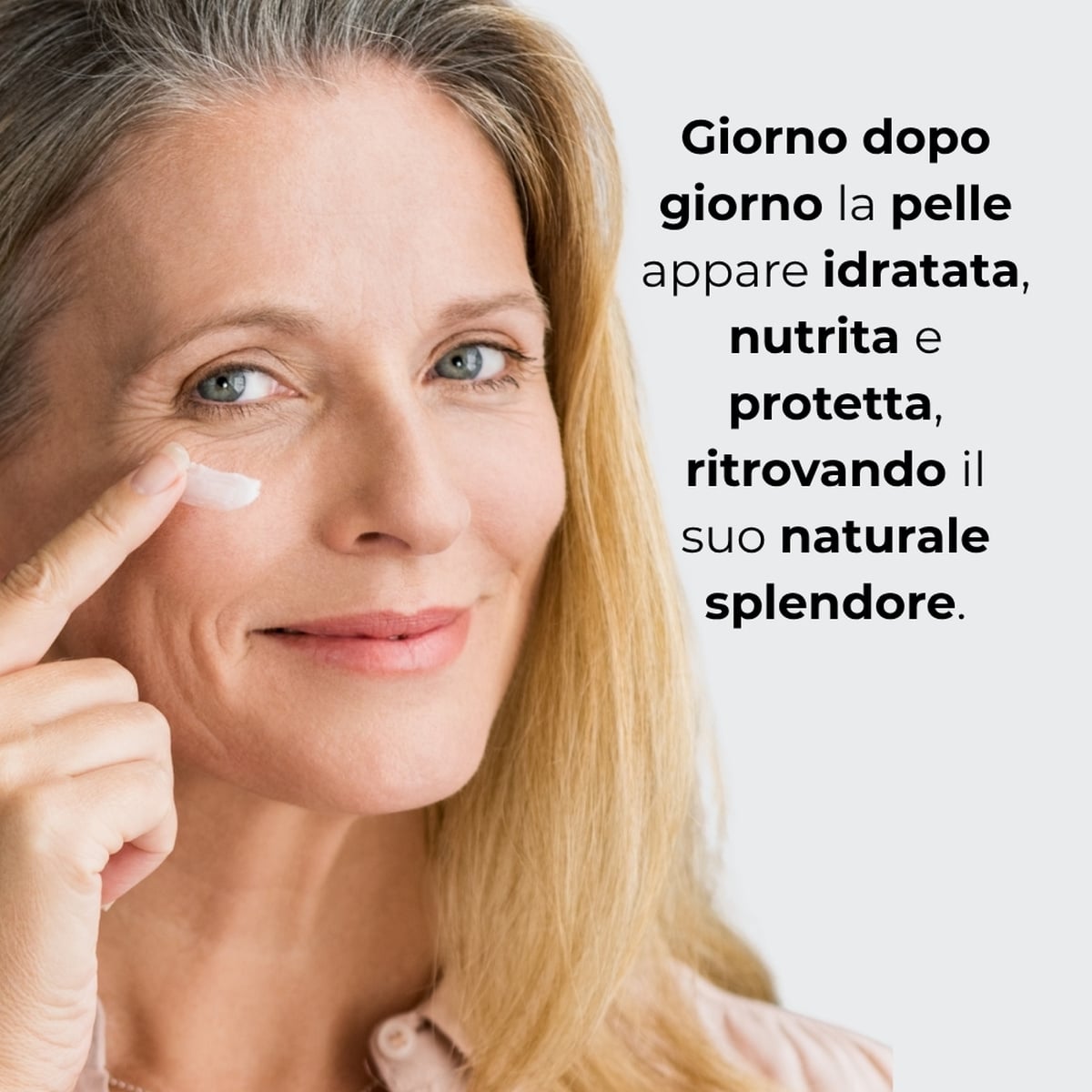 Ialuron Plus - Crema per il viso ricompattante, effetto filler*, con acido Ialuronico ed estratti di fiori Bianchi - pelli normali o secche