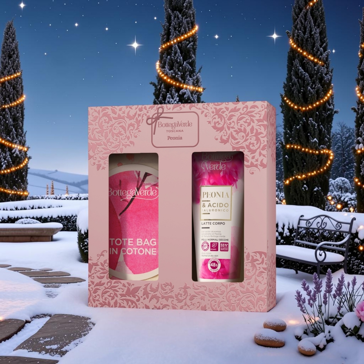 Idea regalo Tote bag Peonia