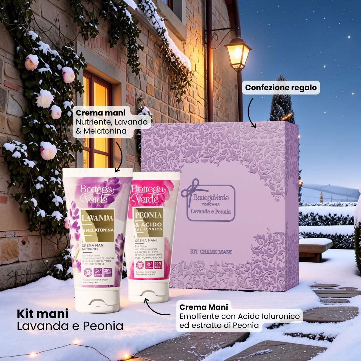 Kit mani Peonia e Lavanda