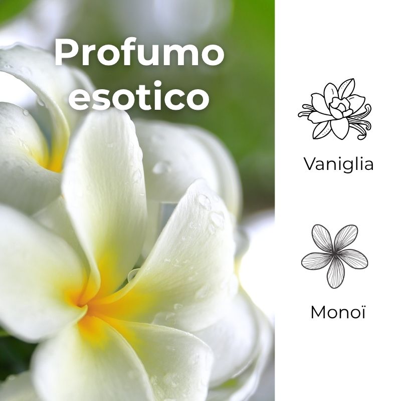 SOL Tropical - Crema doposole - idrata e rinfresca - con Monoï ed estratto di Vaniglia - pelle morbida e vellutata - fragranza esotica
