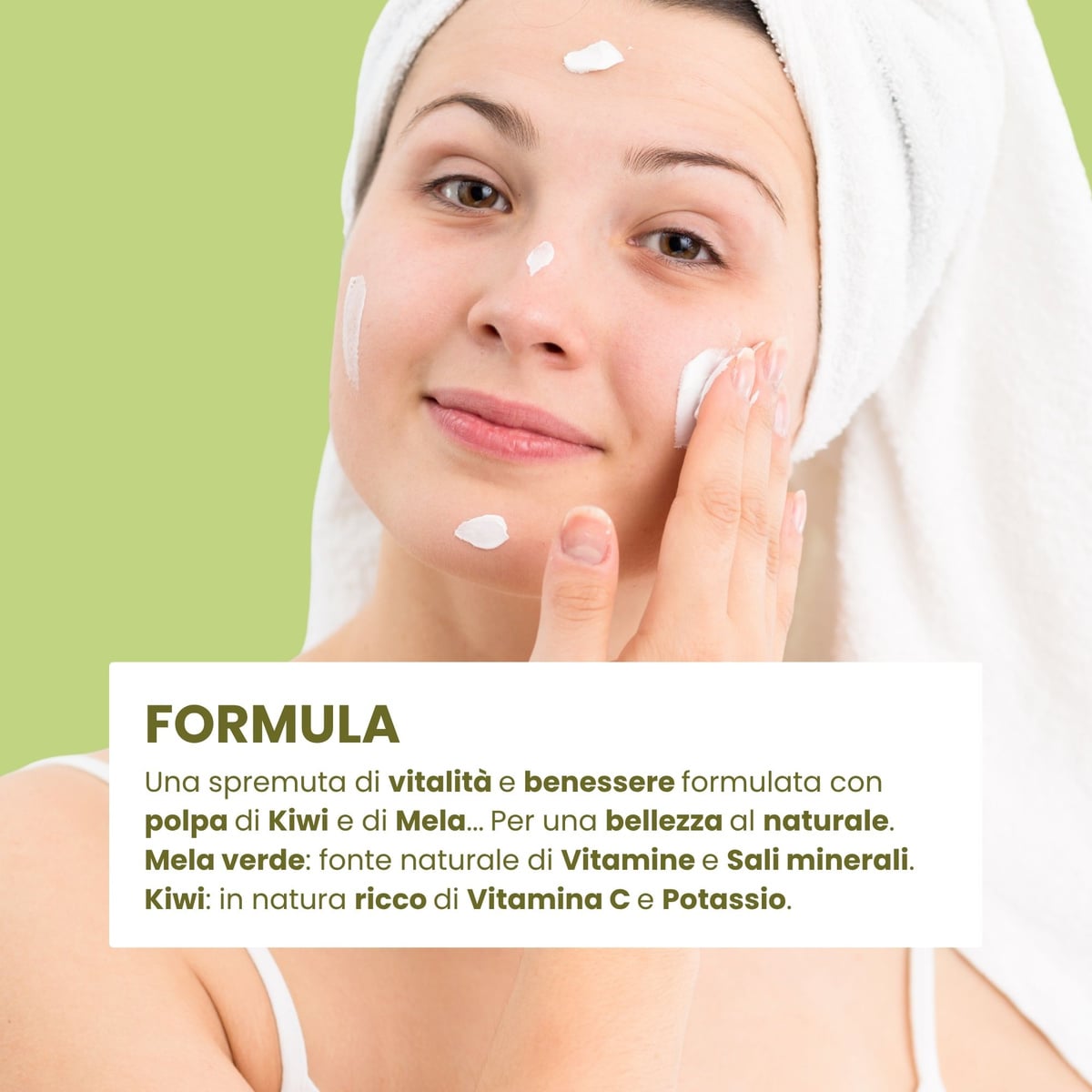 Estratti di bellezza - Crema gel - Mela verde e Kiwi - idrata opacizza - pelli miste o grasse