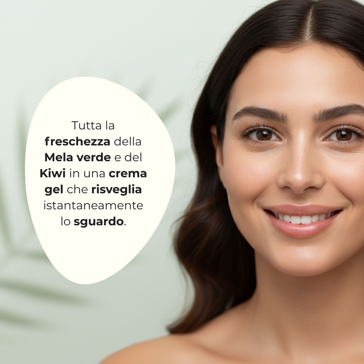 Estratti di bellezza - Crema contorno occhi - Mela verde e Kiwi - idrata rinfresca tonifica - pelli miste o grasse
