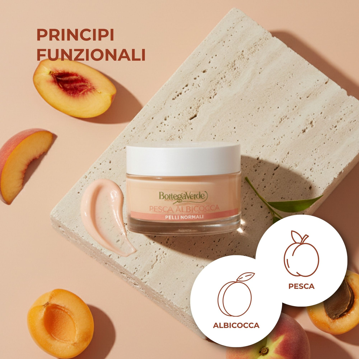 Crema fresca idratante - Pesca e Albicocca - idrata sublima - pelli normali