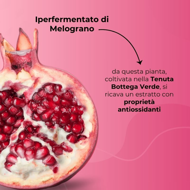 Peeling enzimatico rinnovatore - concentrato viso - con 6% Enzyme Peel complex e iperfermentato di Melograno di Tenuta Bottega Verde - esfoliante