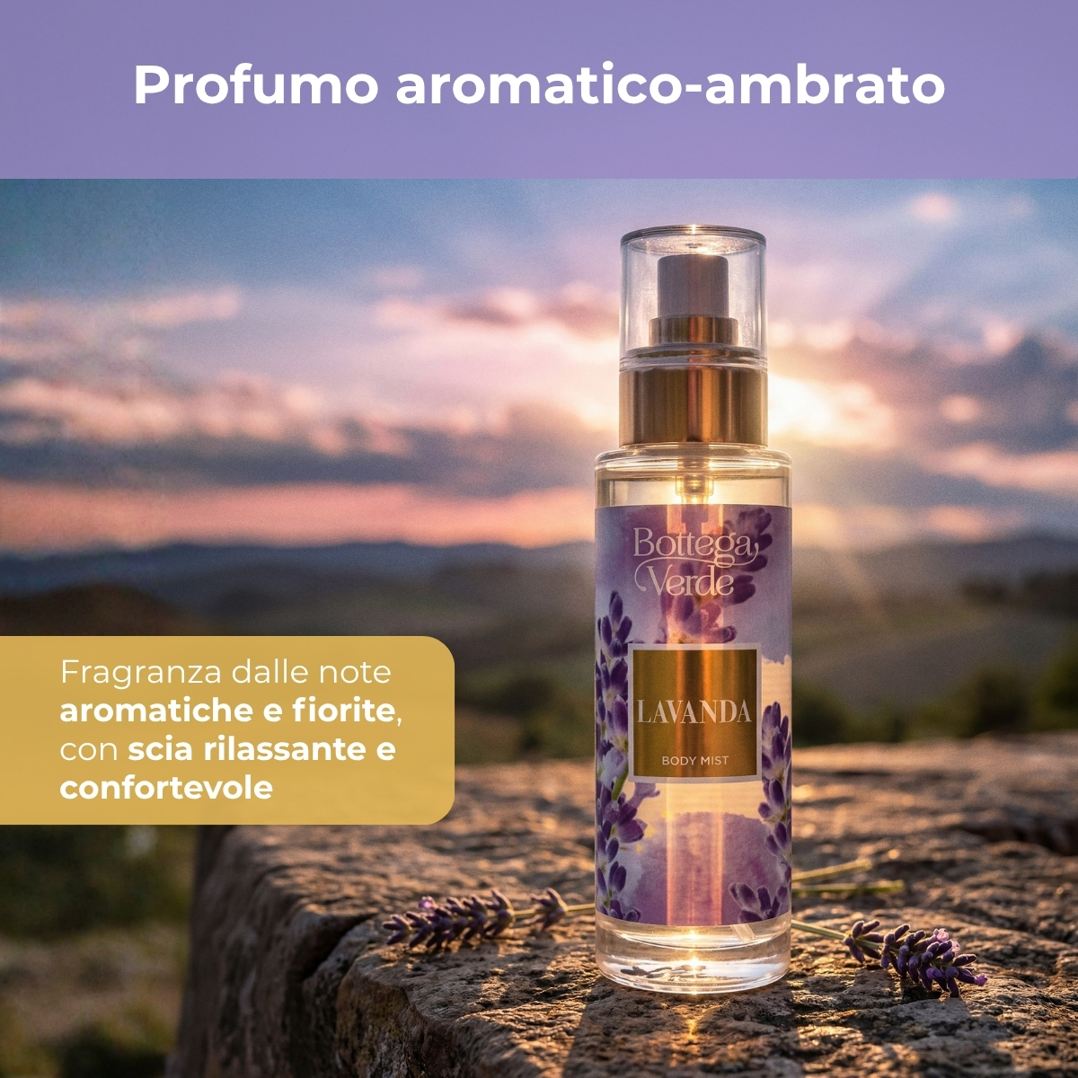 Lavanda - Body mist con olio essenziale di Lavanda