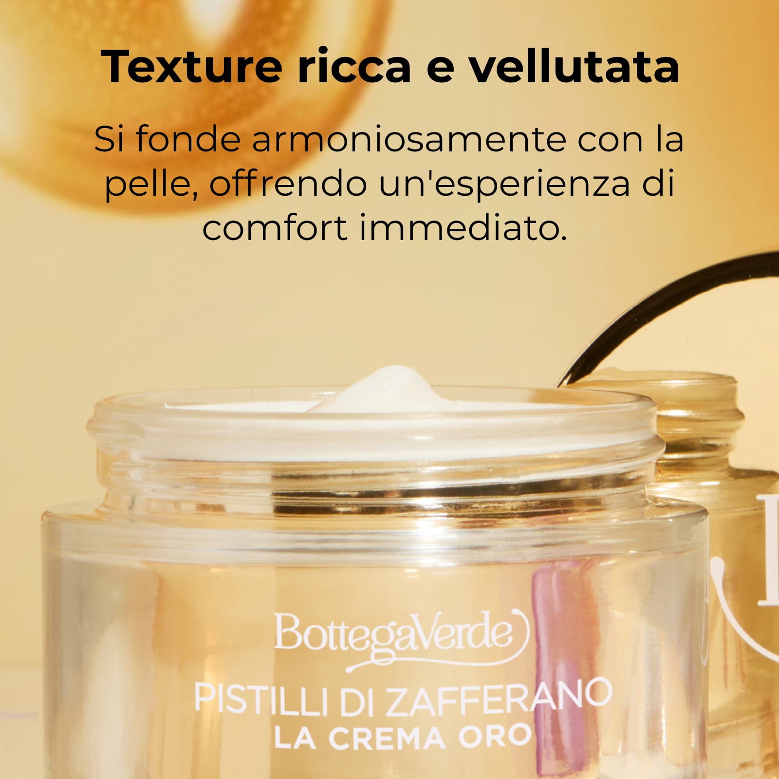 Pistilli di Zafferano - La crema oro - Ricarica Trattamento viso giorno e notte - antirughe antiet&agrave; globale 10 azioni - con SAFFRON-IDE PRO AGE<TM/> con Ceramidi e iperfermentato di Zafferano