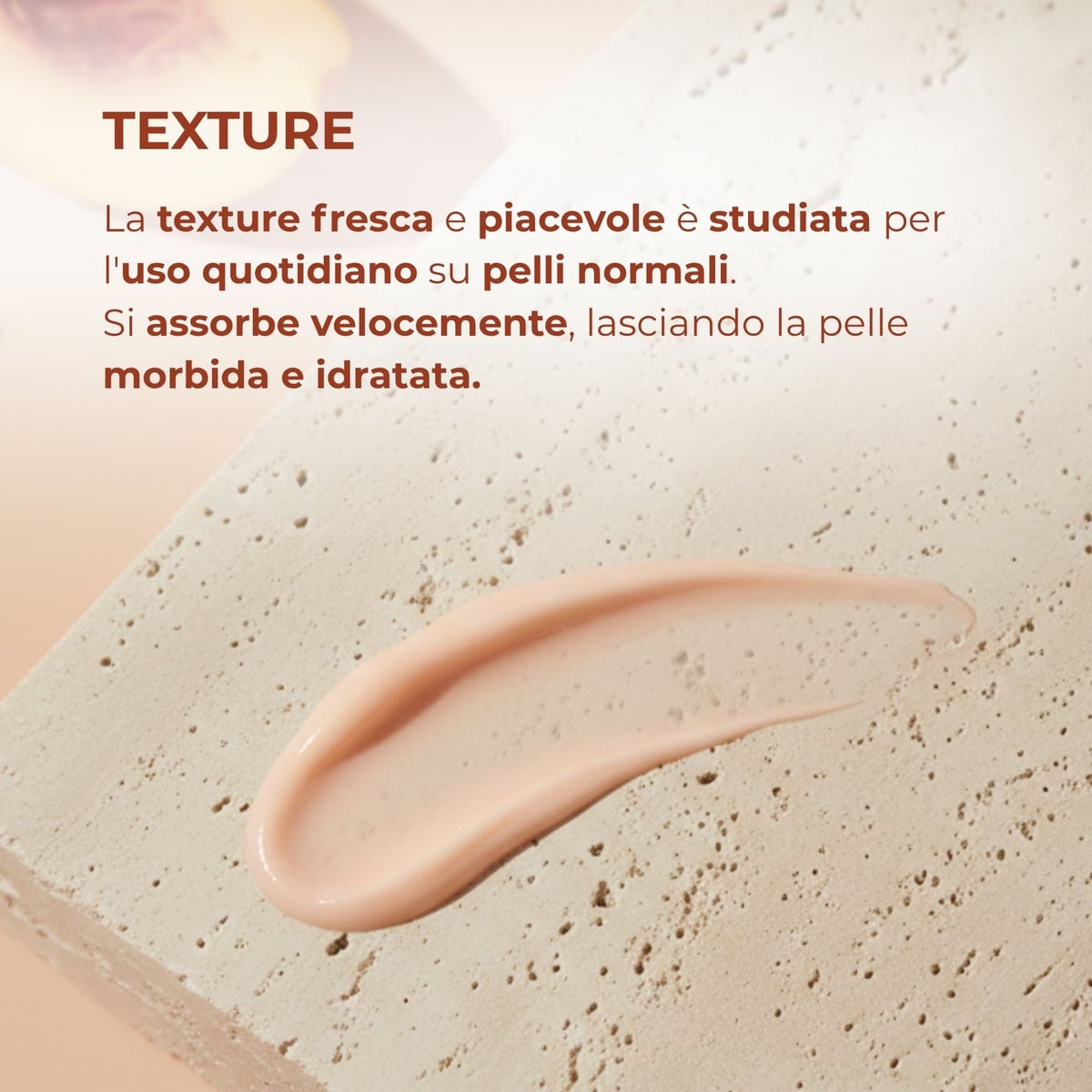 Crema fresca idratante - Pesca e Albicocca - idrata sublima - pelli normali