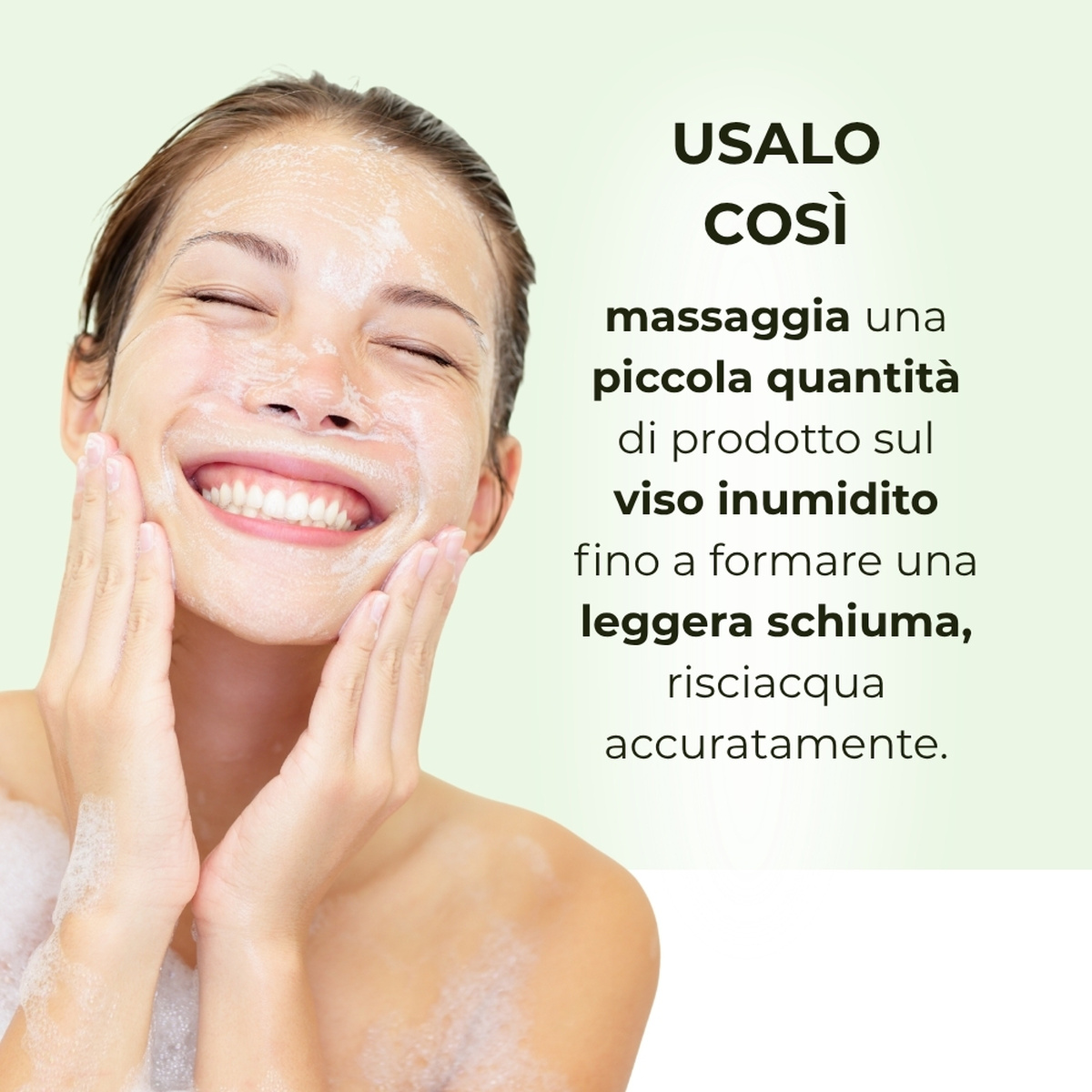 ALOE - Gel detergente viso - idratante lenitivo - con 20% succo di Aloe* bio (200 ml) - per tutti i tipi di pelle