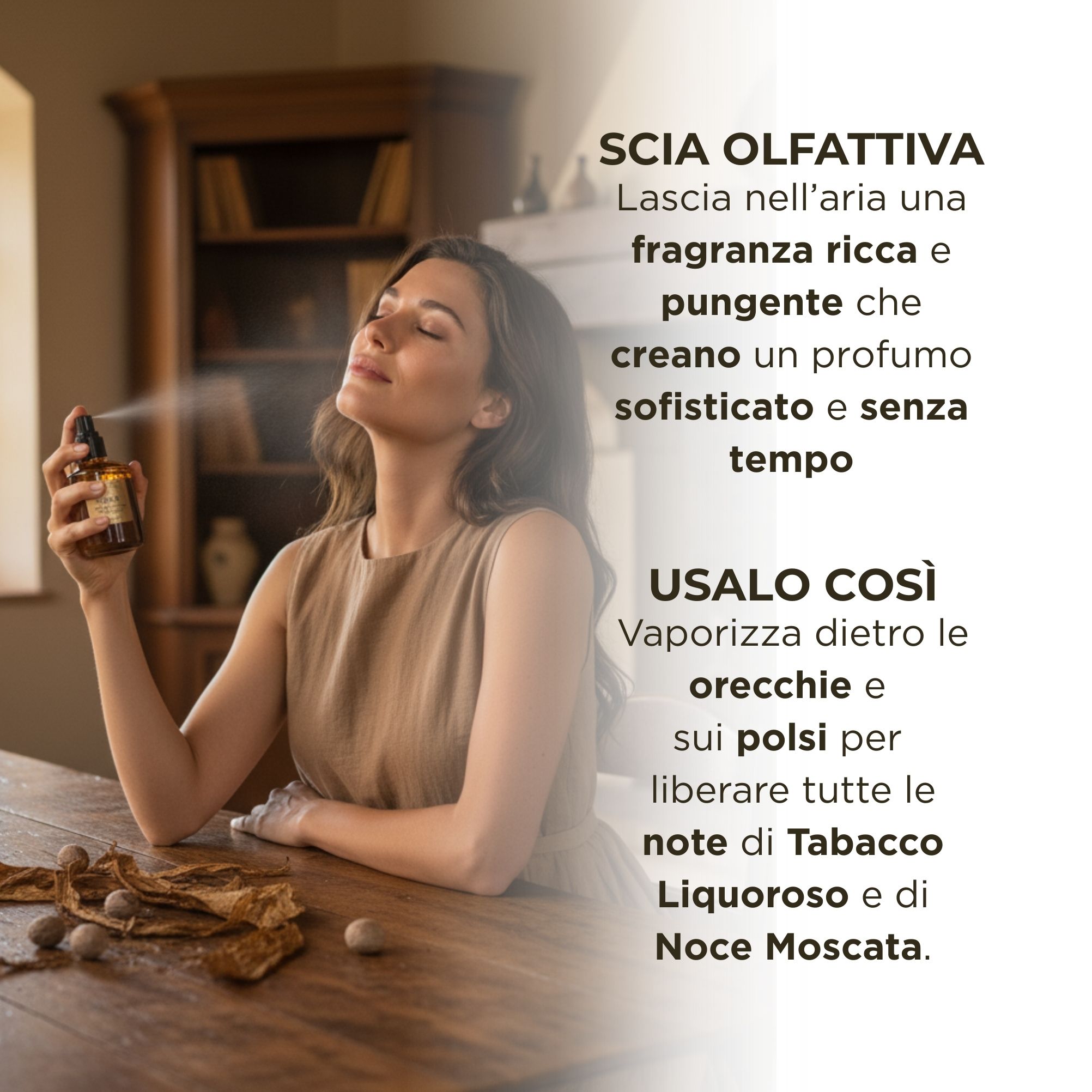 Lun&ograve;ra - TABACCO LIQUOROSO E NOCE MOSCATA - Eau de Parfum