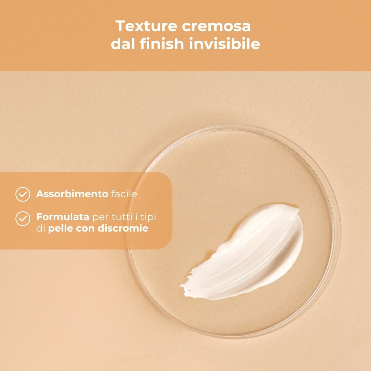 Vitamina C + Biancospino - Crema viso giorno idratante antimacchia SPF50 - con Vitamina C, Biancospino e Cybright - riduce l'intensit&agrave; delle macchie