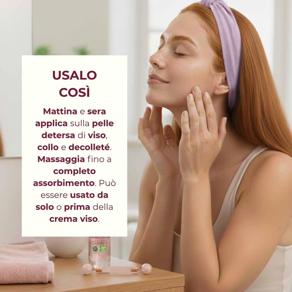Uva Preziosa - Siero viso antiossidante - con estratto iperfermentato di Uva rossa - pelli normali
