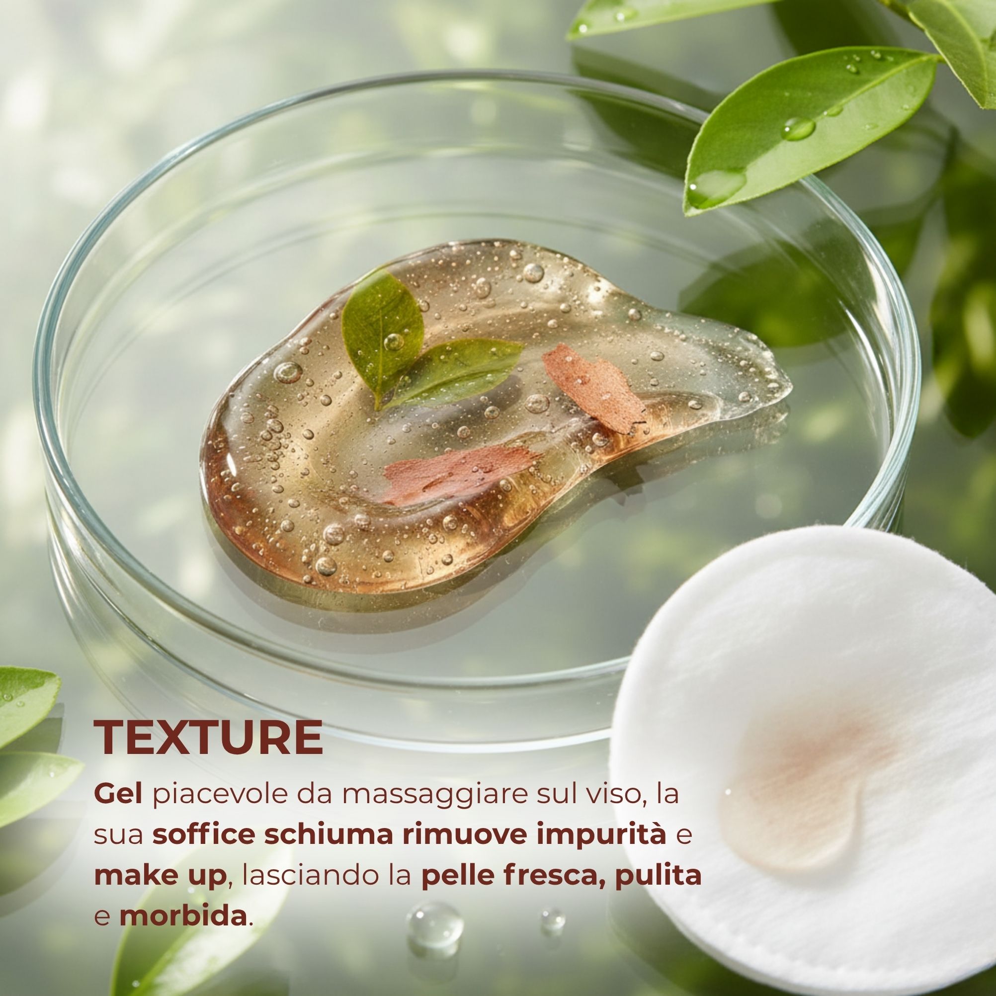 Estratti di bellezza - Gel struccante - viso occhi - Quillaia - non brucia gli occhi  - tutti i tipi di pelle