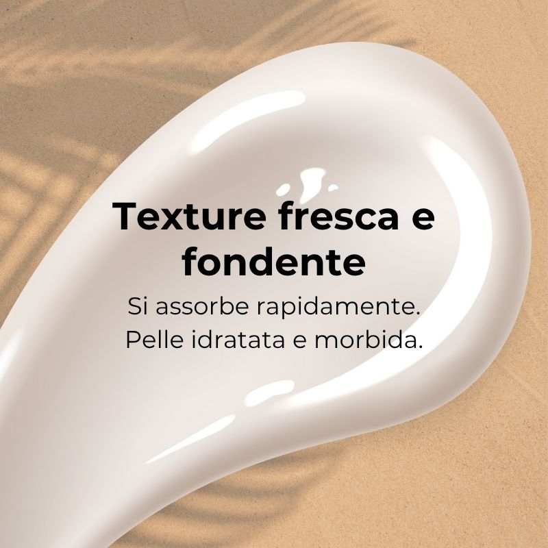 SOL Ibisco Argan - Crema doposole - idrata ed esalta - con olio di Ibisco ed olio di Argan - prolunga l'abbronzatura - cremagel effetto fresco