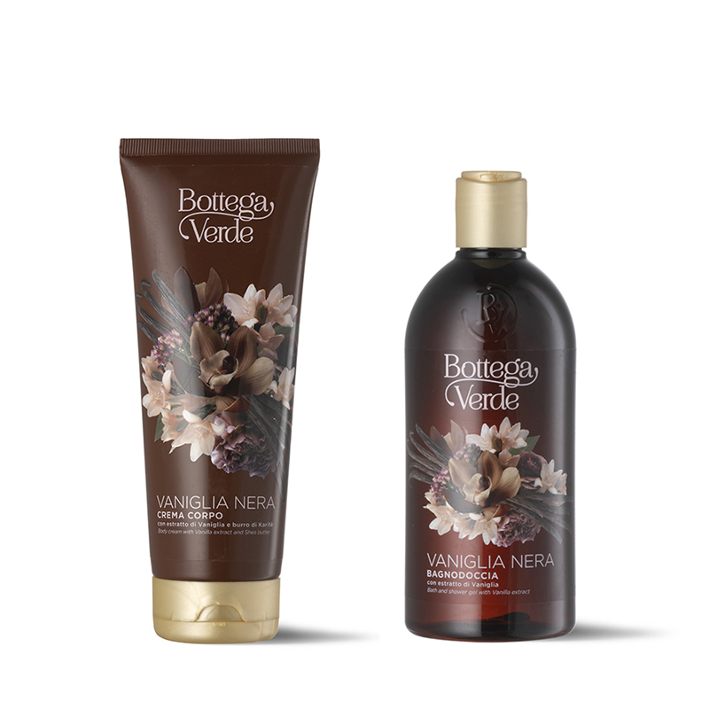 Bottega Verde Offerta Vaniglia Nera - Bagnodoccia + Crema corpo
