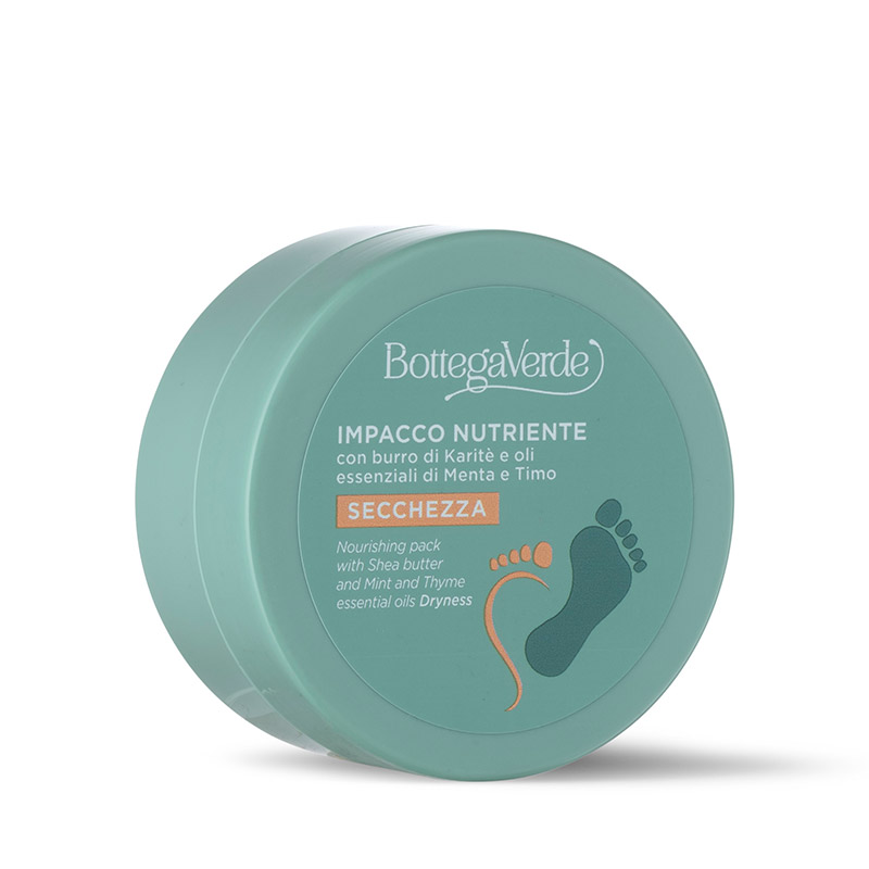 Bottega Verde Impacco nutriente con burro di Karitè e oli essenziali di Menta e Timo - secchezza